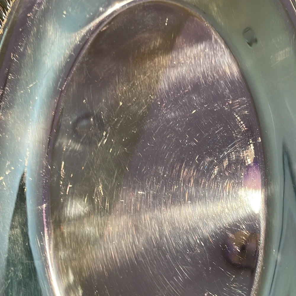 Vintage WM Rogers Silverplate oval bread serving Tray
